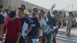 Shiites undergo medical checks for army as they heed call to arms News Clip