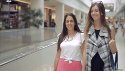 In a Shopping Mall Stock Footage