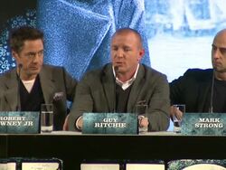 Sherlock Holmes Press Conference Stock Footage