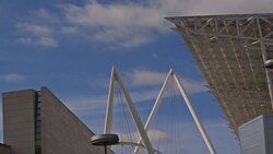 Lisbon Vasco Da Gama Shopping Center Stock Footage