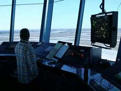 Dept Of Transportation To Pull Air Traffic Controllers From Smaller Airports Stock Footage