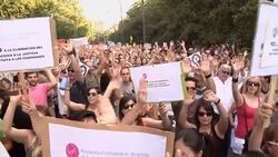 Jobless from across Spain march in Madrid to protest austerity measures Instructional Video