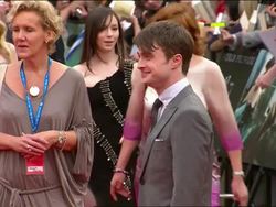 Daniel Radcliffe at the Harry Potter Premier News Clip