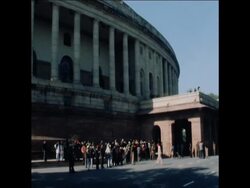 SYND 14/1/80 INDIRA GANDHI ADDRESSING PARLIAMENT IN NEW DELHI AFTER WINNING INDIAN ELECTIONS News Clip