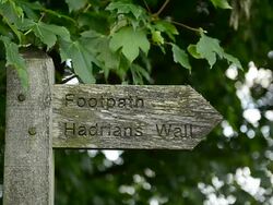 General Views of Hadrians Wall Stock Footage