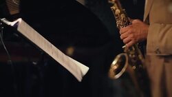 Jazz Saxophone Players Stock Footage