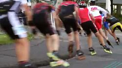 Inline Skating Stock Footage