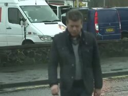 Brian Shivers arrive at court News Clip