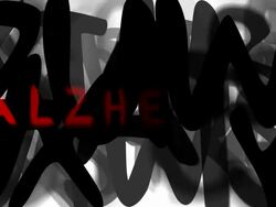 ALZHEIMER : series "assemble your message" (LOOP) Stock Footage