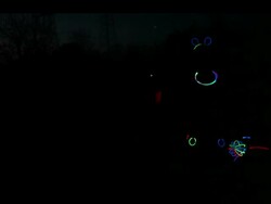 Dancing in the dark Stock Footage