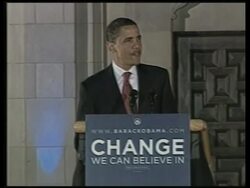 Barack Obama Primary Night Event News Clip