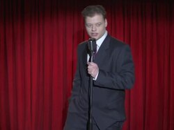 HD: Professional Stand Up Comedian Stock Footage