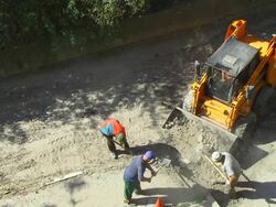 Road Crew Stock Footage