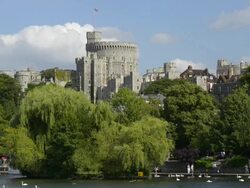 Royal Windsor Castle Stock Footage