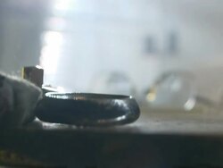 CU TU Shot of man picking up his spectacles off table / South Africa Stock Footage