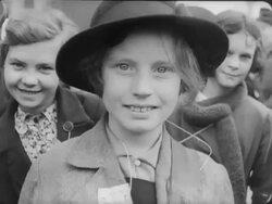 Children Evacuated During WWII's Battle of Britain Stock Footage