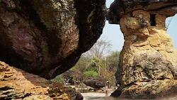 Phu Phrabat Historical Park Stock Footage