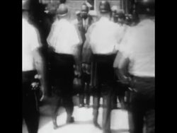 CAN233 POLICE SURROUND CHURCH AS CIVIL RIGHTS DEMONSTRATORS PREPARE FOR A PROTEST PARADE Instructional Video