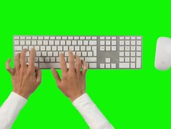 Keyboard typing Compilation Stock Footage