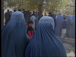 Afghan women march for jobs News Clip