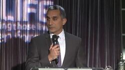 CLEAN : Egytian political satirist awarded by progressive Muslims group News Clip