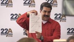 CLEAN : Venezuela's Maduro officialises his candidacy for re election News Clip