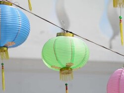 Chinese lantern Stock Footage