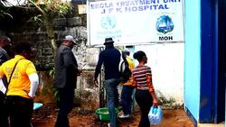 CLEAN : Liberia health workers strike over Ebola News Clip