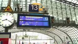 CLEAN : German travel chaos as train drivers widen strike News Clip