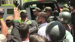 CLEAN : Injured Venezuelan lawmaker taken from congress after attack News Clip