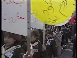 MIDDLE EAST: YASSER ARAFAT VISITS WEST BANK TOWN OF RAMALLAH News Clip