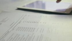 Bank balance Stock Footage