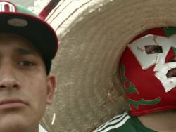 FIFA 2014 World Cup Fan Fest: Mexico v Cameroon Stock Footage