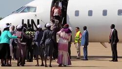 CLEAN : South Sudan rebel chief returns to Juba calling for unity News Clip