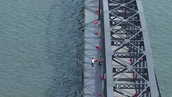 CLEAN : STOCKSHOTS: China says trade with N.Korea up 10.5% in first half News Clip