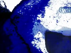 FLOATING MOUNTAINS : white back (LOOP) Stock Footage