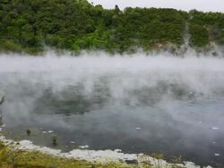 Geothermal Lake Stock Footage