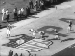 1st Super Bowl Between Kansas City Chiefs and Green Bay Packers Stock Footage