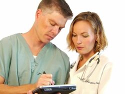 Modern Medical Professional Stock Footage