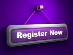 Register Now Symbol Animation Stock Footage