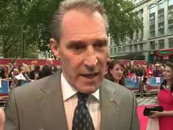 INTERVIEW: Ben Cross on the film, the Olympics, the story at The Great British Premiere of Chariots of Fire at Leicester Square on July 10, 2012 in London, England (Footage by WireImage Video/Getty Images) Stock Footage