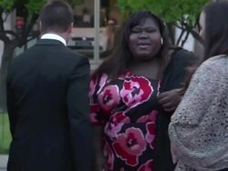 Gabourey Sidibe at 52nd Annual Monte Carlo Televis Stock Footage