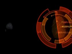 Fingerprint Security Computer Scan Stock Footage