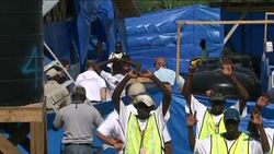 Frm Alaska Governor Palin visits cholera treatment centres News Clip