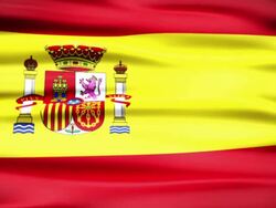 Spain Flag Stock Footage