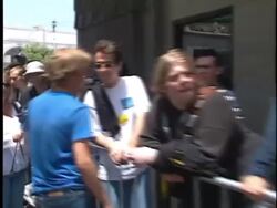 'Star Wars - The Phantom Menace' tickets on sale Stock Footage