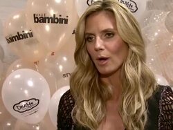 INTERVIEW - Heidi Klum talks about her holiday traditions and getting ready for Halloween  and how much her kids like to get involved.Heidi Klum Presents Her Holiday Truly Scrumptious Collection For Babies"R"Us At Kids Fashion Week In NYC Stock Footage