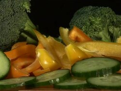 Healthy Vegetables Stock Footage
