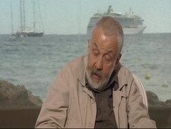 INTERVIEW: Mike Leigh talks about making films continuously since 1971 and liking the films he's made and working with the BBC on films during the 70s and 80s  Stock Footage