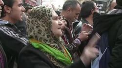 CLEAN : Thousands protest in Turkey to show solidarity with Kobane Kurds News Clip